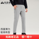 轻商务男裤 拓路者通勤休闲裤 25年秋季 纯色简约弹力长裤 男士 直筒裤