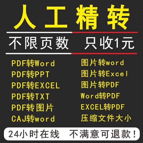 PDF转换成word文档/exce/txt/ppt/图片/可编辑文档 打印 格式互转
