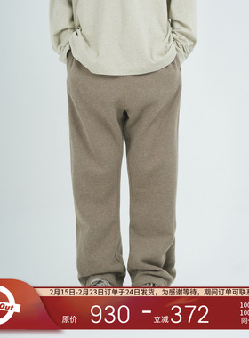 Fear of God Essentials 25春夏 小LOGO刺绣侧滚条直筒休闲裤长裤