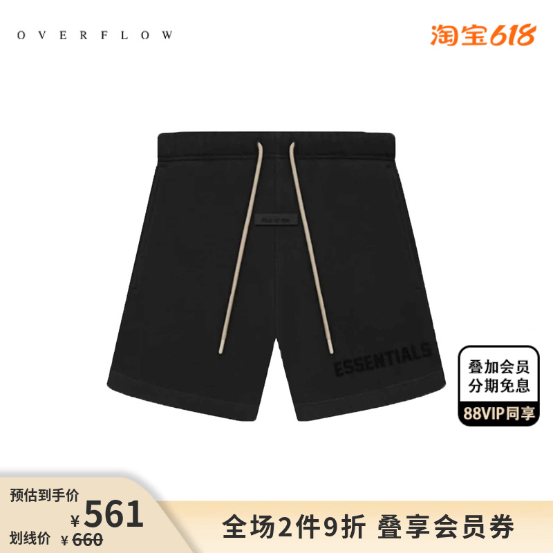 Fear Of God Essentials 23ss夏季男士简约纯色字母短裤休闲卫裤 男装 休闲裤 原图主图