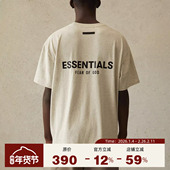 T恤高街纯棉半袖 God Fear Essentials logo印花短袖 男女同款