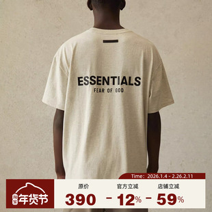 Fear of God Essentials logo印花短袖T恤高街纯棉半袖男女同款