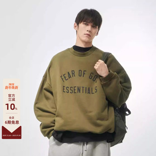 Essentials God FALL24 大学系列主线同款 卫衣 Fear LOGO长袖