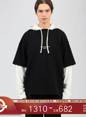 PEACEMAKER OAMC® 25秋冬 军事风Dynamo印花假两件连帽长袖T恤