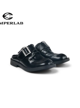 【正品现货】CAMPERLAB 看步 26SS 方扣装饰小牛皮半拖穆勒乐福鞋