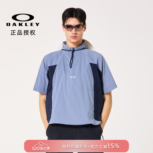 【运动机能】OAKLEY 欧克利 26SS GOLF系列1/4拉链套头短袖夹克