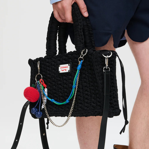 【英国品牌】Charles Jeffrey LOVERBOY 26SS 挂饰编织手提斜挎包
