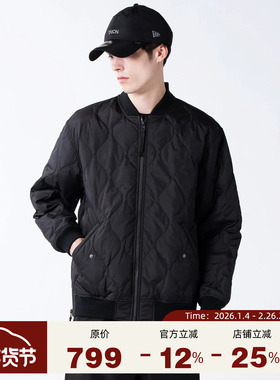 TAION 日系军事风保暖MA-1飞行员夹克外套800蓬松95绒子羽绒服