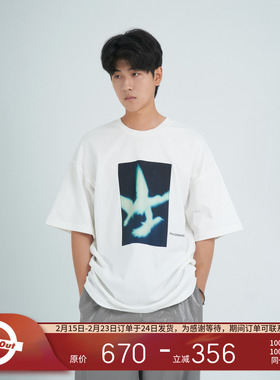 PEACEMAKER OAMC® 25春夏 军事风时装户外印花短袖T恤男女同款