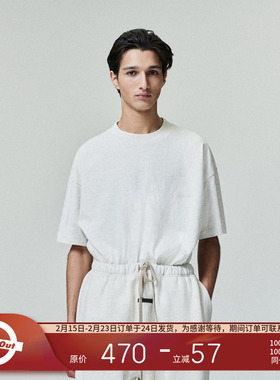 FOG Essentials 25FALL HOLIDAY 简约logo刺绣纯色短袖T恤情侣款