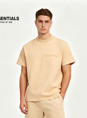 【秒杀】Fear Of God Essentials 美式logo印花短袖T恤男女同款