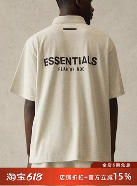 【秒杀】FOG Essentials ESS背后LOGO印花polo衫短袖T恤TEE