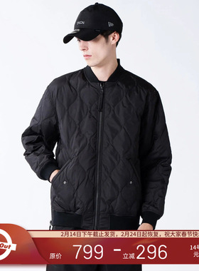 TAION 日系军事风保暖MA-1飞行员夹克外套800蓬松95绒子羽绒服