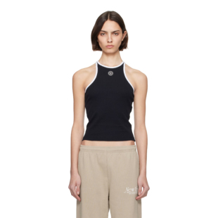 女士美式 Rich 夏季 休闲百搭街头纯色刺绣设计背心 25SS Sporty