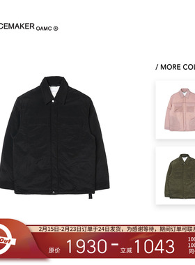 PEACEMAKER OAMC® 25秋冬 军事风时装简约填充式长袖衬衫外套