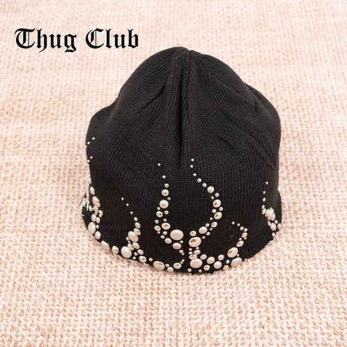 THUGCLUB铆钉针织冷帽