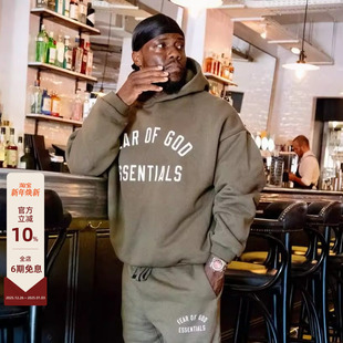 大学系列主线同款 God FALL24 LOGO连帽卫衣 Essentials Fear