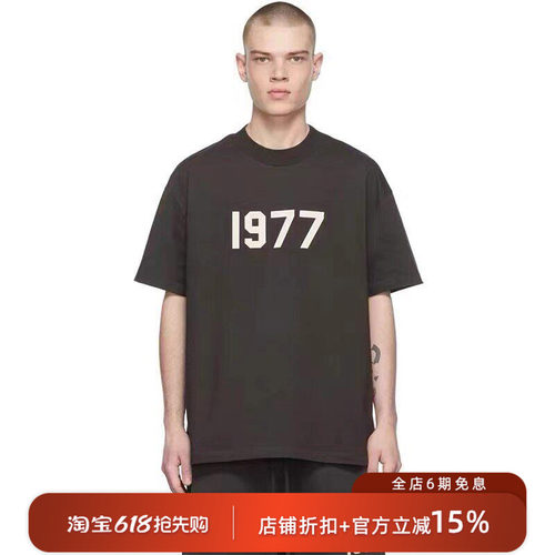 Essentials1977印花美式短袖T恤