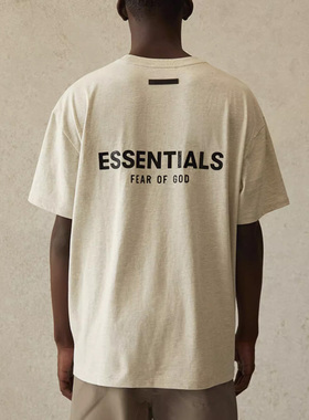 Fear of God Essentials logo印花短袖T恤高街纯棉半袖男女同款
