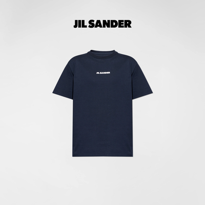 JILSANDERLOGO小标印花短袖T恤