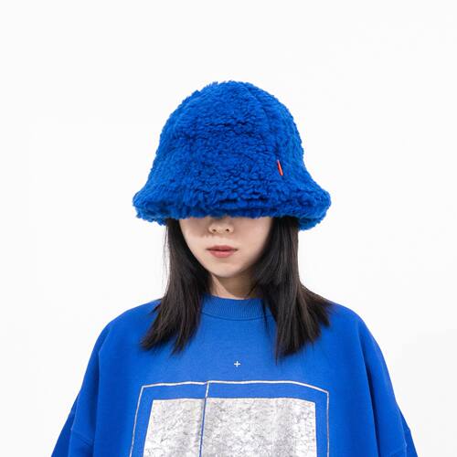 SUNNEI皮毛一体摇粒绒盆帽渔夫帽