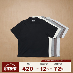 Fear of God Essentials 美式高街logo印花宽松百搭polo衫短袖T恤