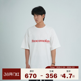 PEACEMAKER OAMC® 25春夏 军事风时装印花设计短袖T恤男女同款