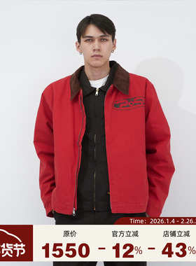 CACTUS JACK TRAVIS SCOTT 同款男款春季印花哈灵顿宽松外套夹克