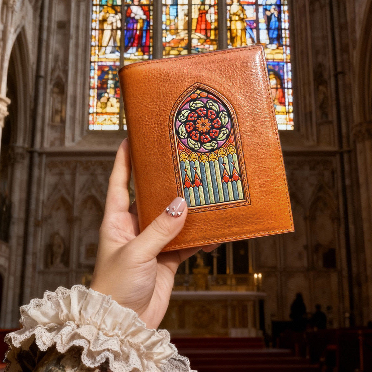 青釉原创欧式米兰大教堂手帐