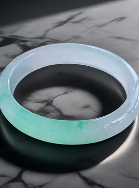 54缅甸天然A货翡翠贵妃手镯38.11老坑高冰种玉镯子高货贵妃手镯