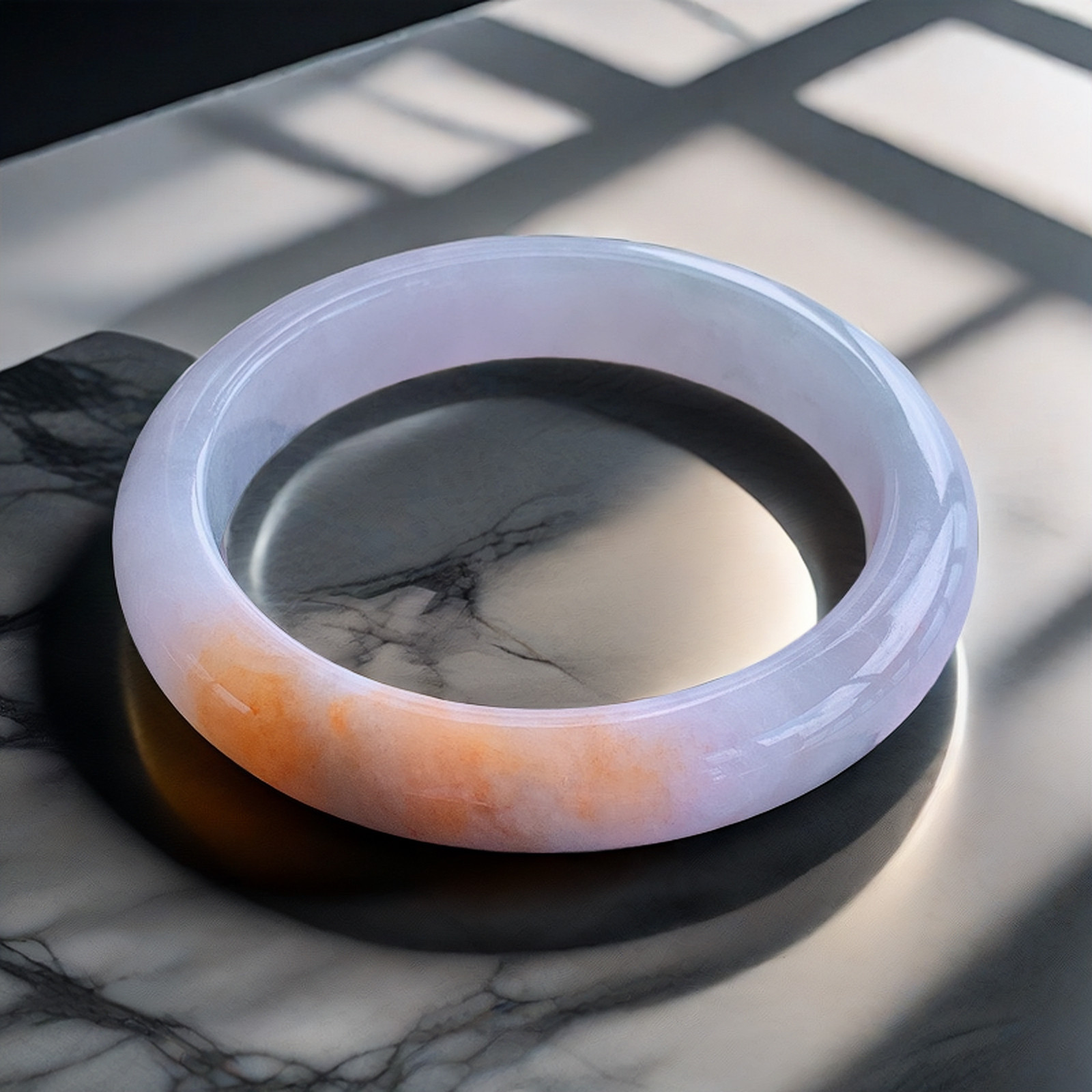 57圈缅甸天然A货翡翠手镯60.0时尚百搭古风红翡玉镯子女款平安镯