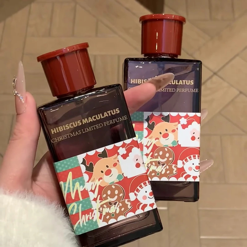 香水香片二合一圣诞节礼物香水麋鹿送礼淡香礼盒学生红色留香经典