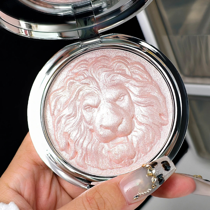 狮子头高光修容一体盘一抹成型清透亮提亮笔头眼头细闪生姜高光盘