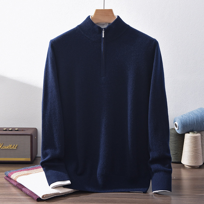 秋冬新款男士毛衣时尚针织衫100山羊绒长袖内搭,男装,羊绒套衫,淘宝优惠券,粉丝福利购,淘宝优惠卷