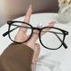 复古近视眼镜女可配度数素颜神器韩版 潮男网红款 防蓝光平光镜框架