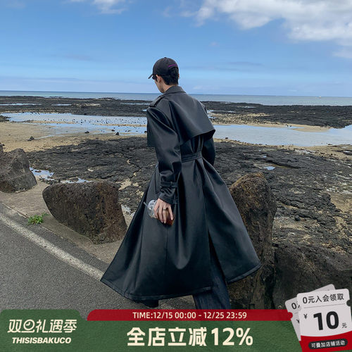 长款白口阳韩风皮衣外套