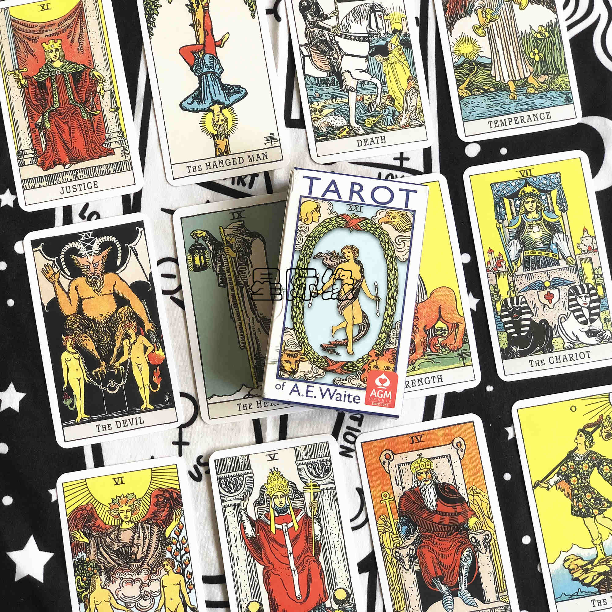 e. waite 伟特塔罗牌 英文韦特纸卡牌