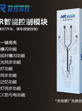 WR蓝牙款智能模块GR射灯控制线宝马1250ADV原车开关控制1300GS
