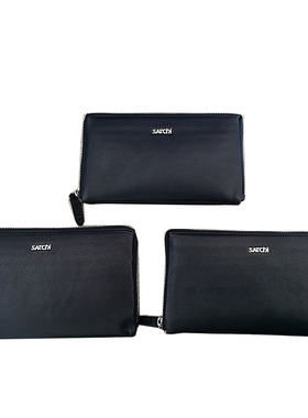 沙驰男士手拿钱包2021新款长款真皮手包男款大容量正品软皮夹潮牌