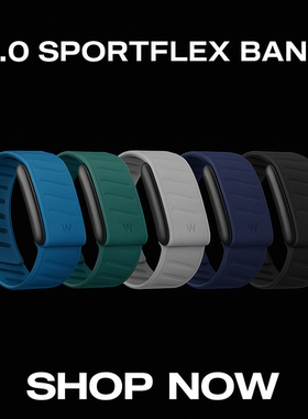 美国直邮WHOOP 5.0 LIFE MG SportFlex 硅胶替换表带运动健身防水