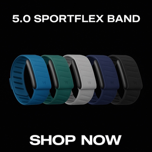 美国直邮WHOOP 5.0 LIFE MG SportFlex 硅胶手环带运动健身防水