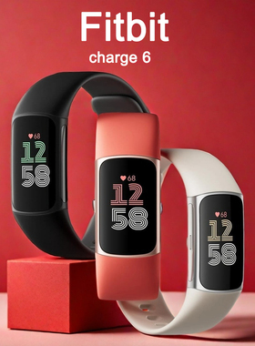 fitbit手环charge 6运动智能血压心率检测手表男士跑步健康睡眠