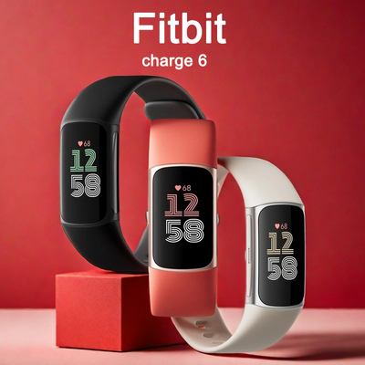 fitbit手环charge 6运动智能血压心率检测手表男士跑步健康睡眠