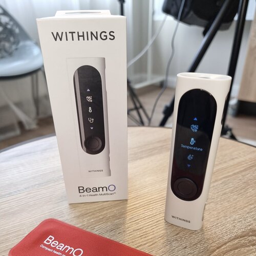 美国代购Withings Beamo 4合1 MultiScan健康检测仪体温血氧心电