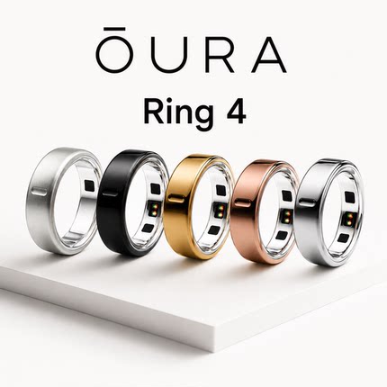美国直邮Oura ring4代智能指环戒指男女健康运动戒指心率血氧睡眠