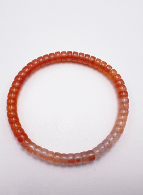 【秘境珠宝】天然南红玛瑙手串女渐变樱桃冰红手串