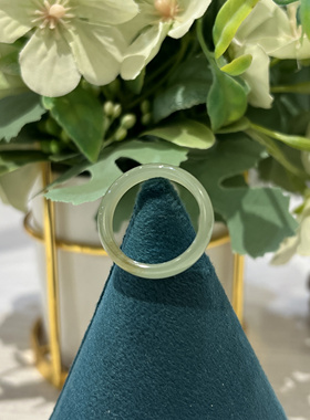 【秘境珠宝】新疆和田玉戒指戒圈跑环