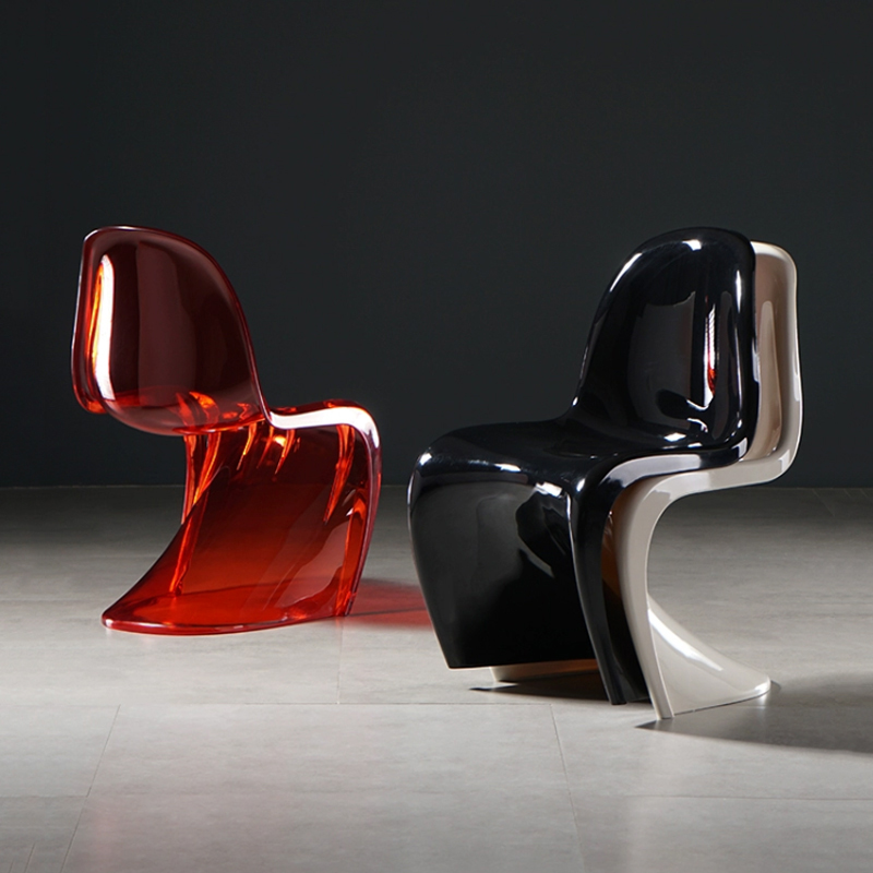 亚克力透明北欧轻奢餐椅潘通椅