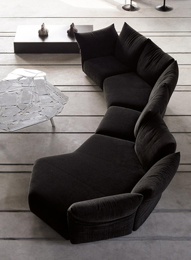 edra花瓣沙发网红异形意式轻奢现代休闲大户型客厅设计师转角组合