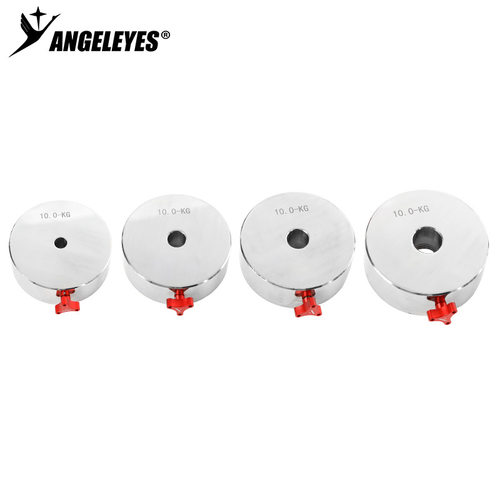 星缘10kg不锈钢重锤多孔径镜面抛光赤道仪平衡锤天文望远镜配件